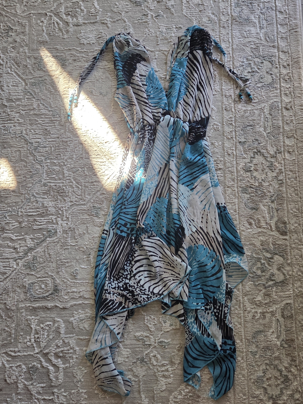 Blue Beach Coverup